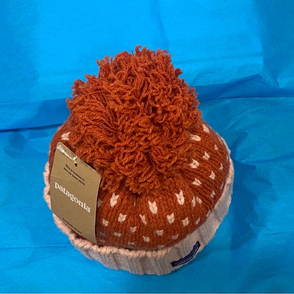 Patagonia Snowbelle Beanie Ridge/Burl Red one size unisex NWT warm soft headband - Picture 5 of 9